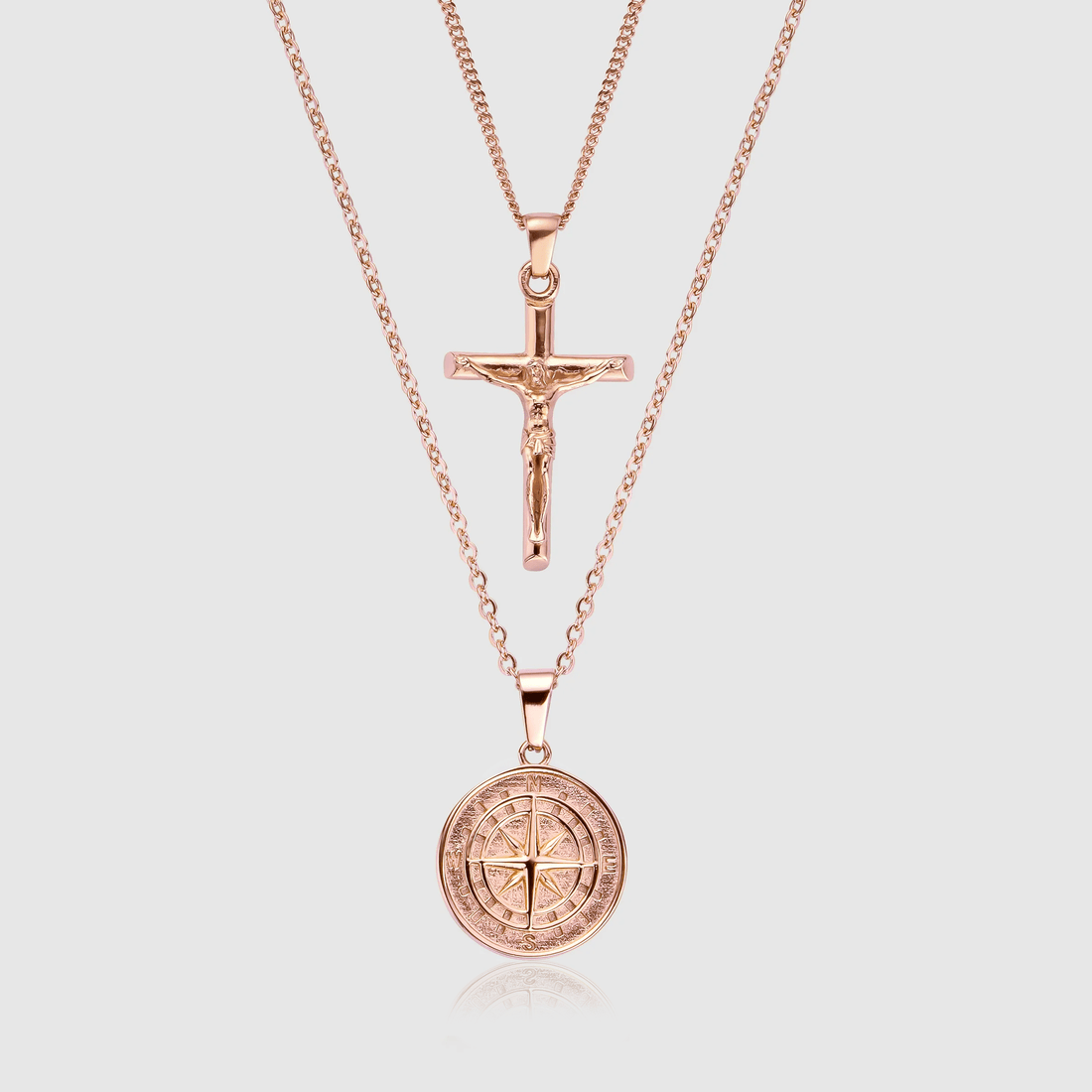 compass-x-crucifix-set-rose-gold