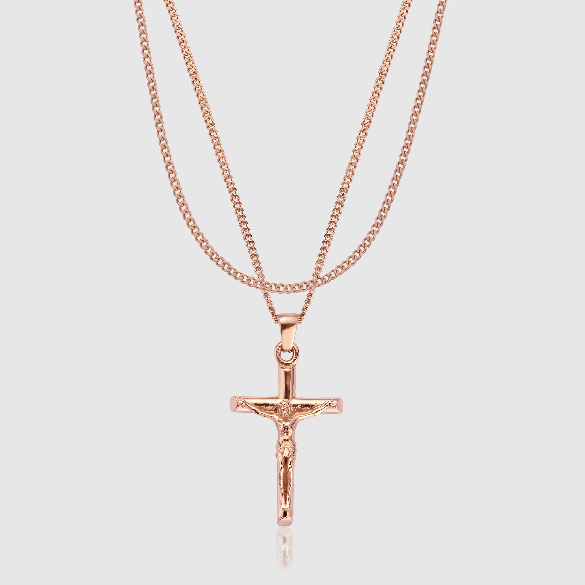 crucifix-and-connell-set-rose-gold