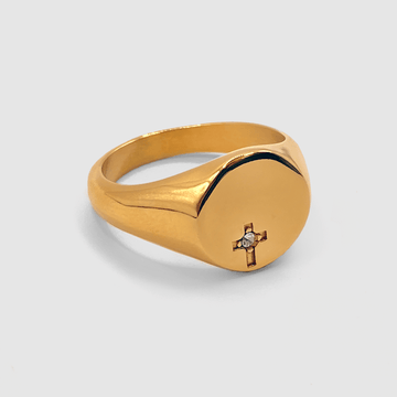 Gold Fate Signet Ring