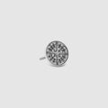 compass-earring-silver