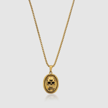 Gold Legacy Skull Pendant