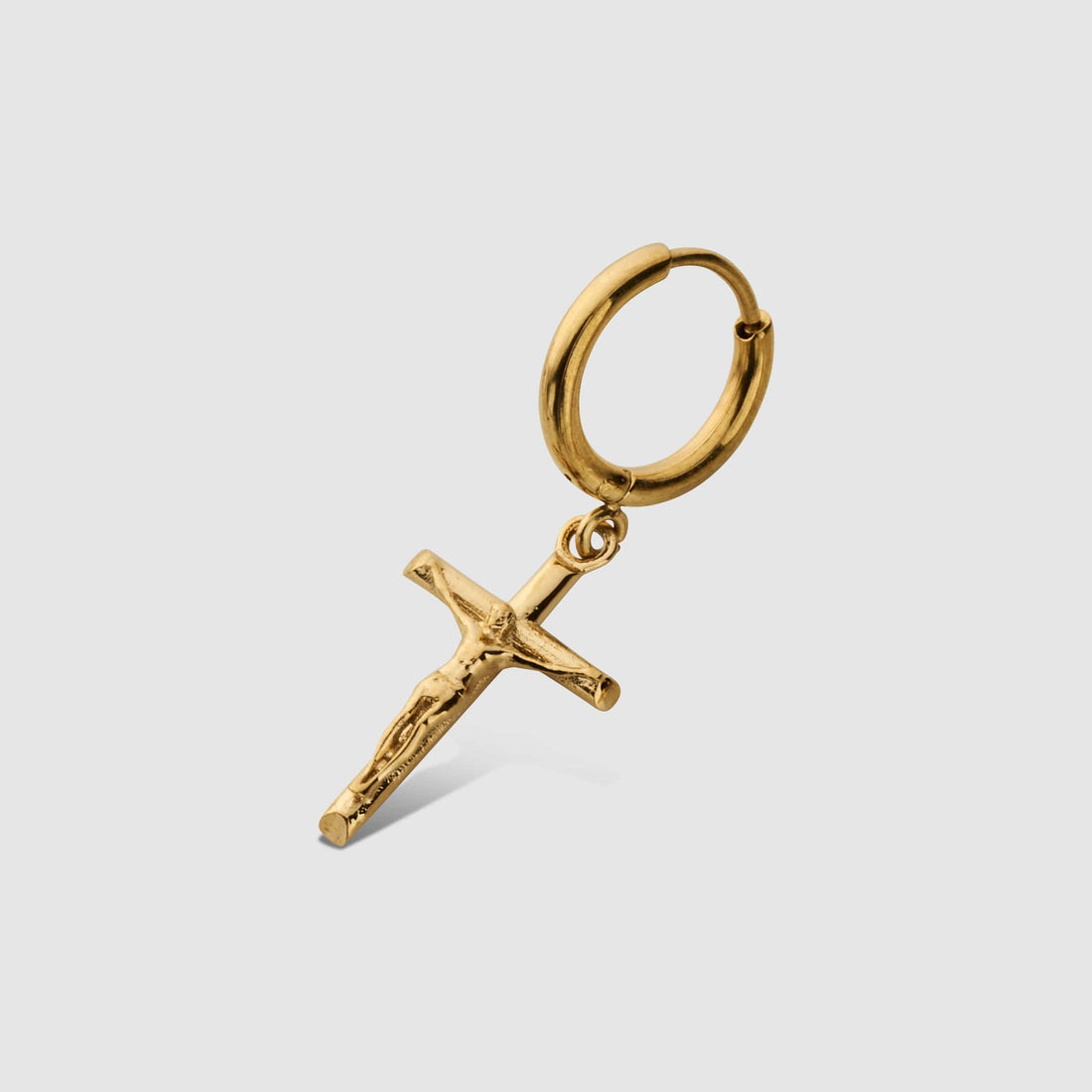 crucifix-earring-gold