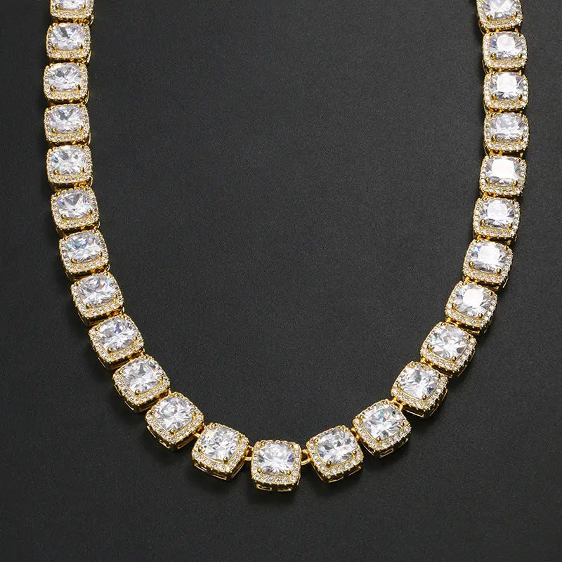 10mm Baguette Diamond Chain-5-Mixxchains