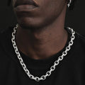 10mm Iced Out Cuban Link Chain with Ring Clasp-1-Mixxchains