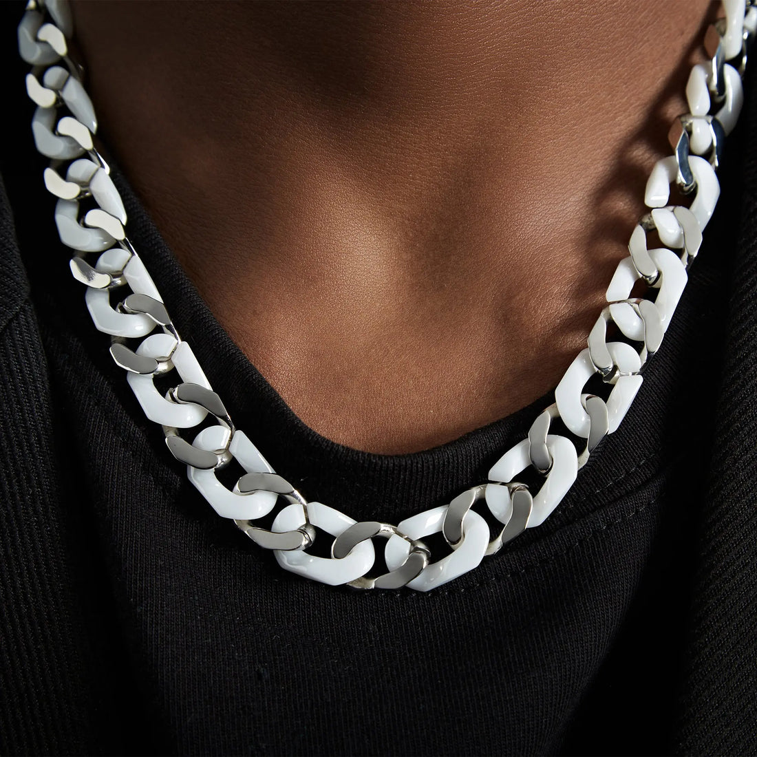 12mm Ceramics Cuban Link Chain-1-Mixxchains