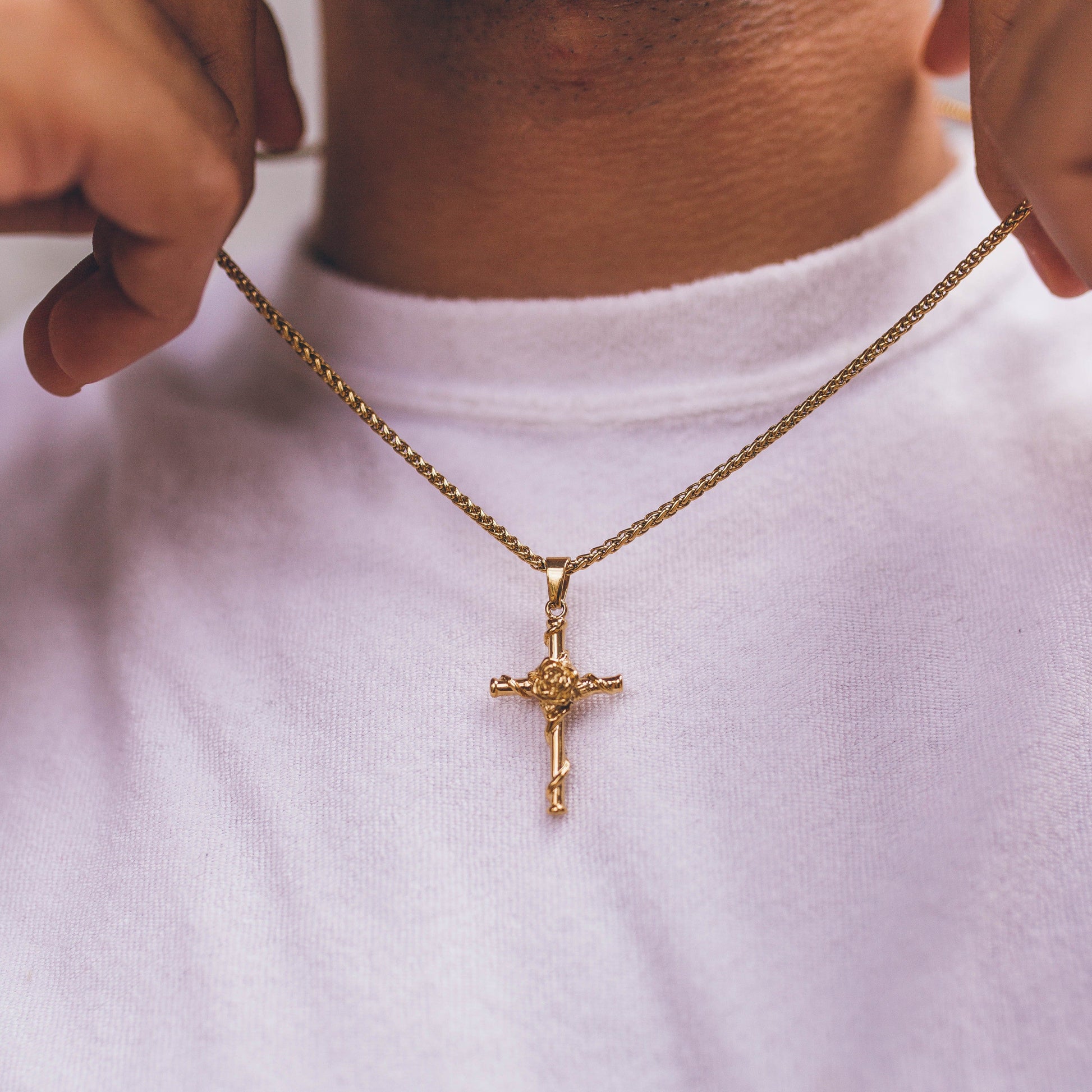 Rose Cross (Gold) MIXX CHAINS