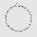 Silver Figaro Bracelet (5mm) MIXX CHAINS