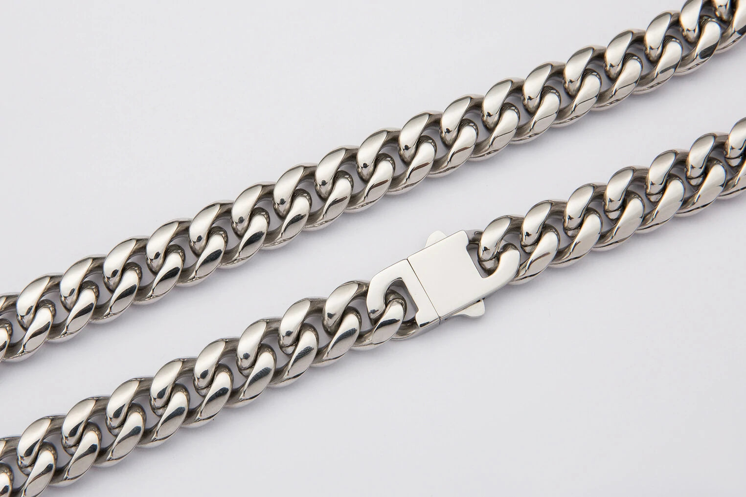 14mm Silver Cuban Link Chain MIXX CHAINS