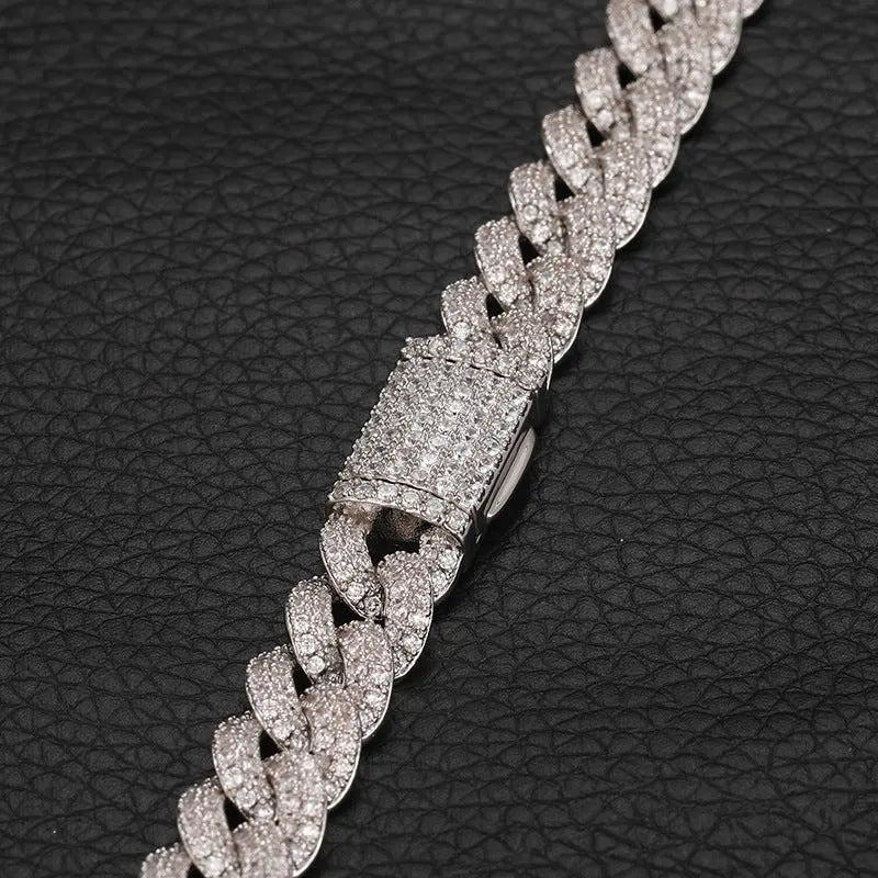 8mm Iced Out Cuban Link Chain-1-Mixxchains