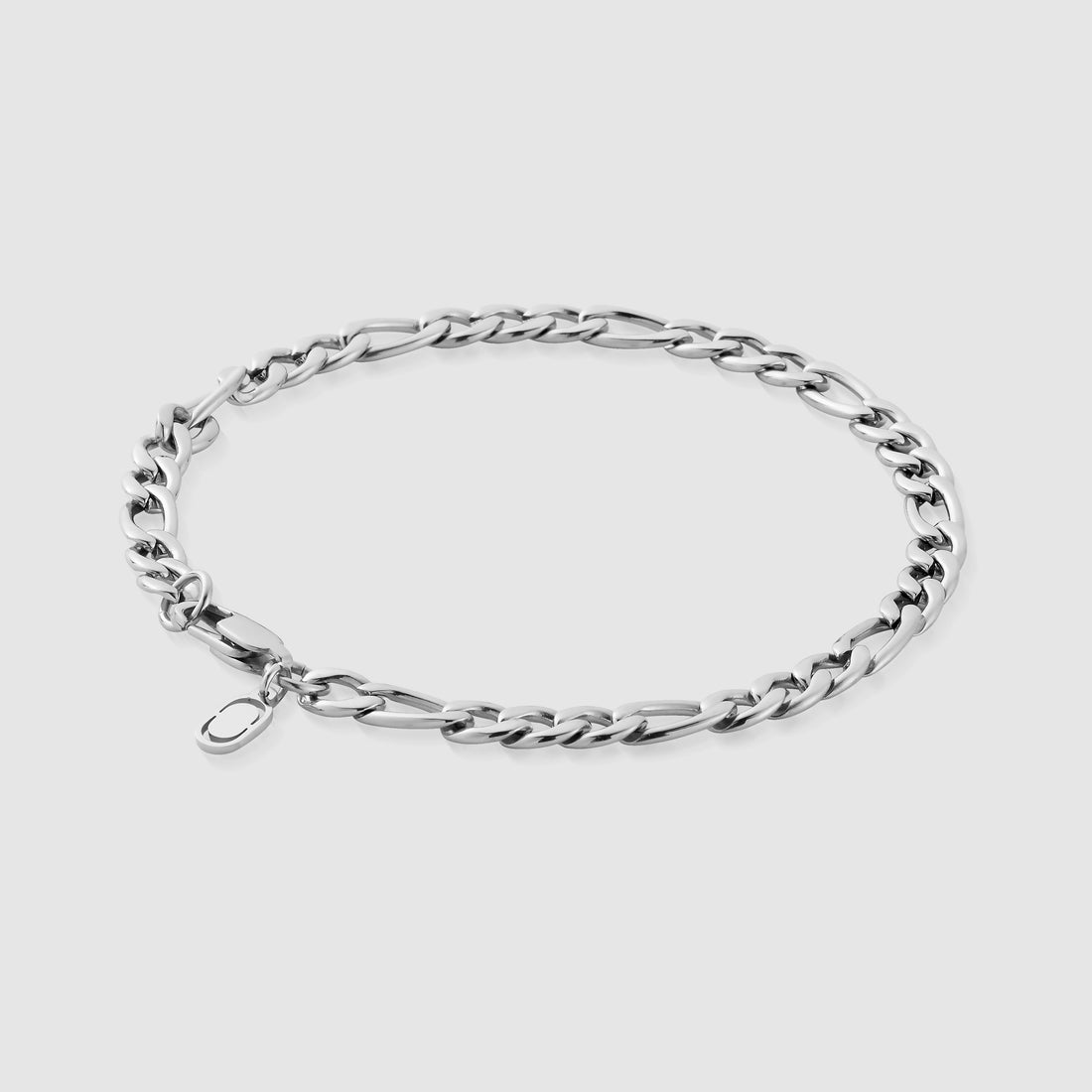 Silver Figaro Bracelet (5mm) MIXX CHAINS