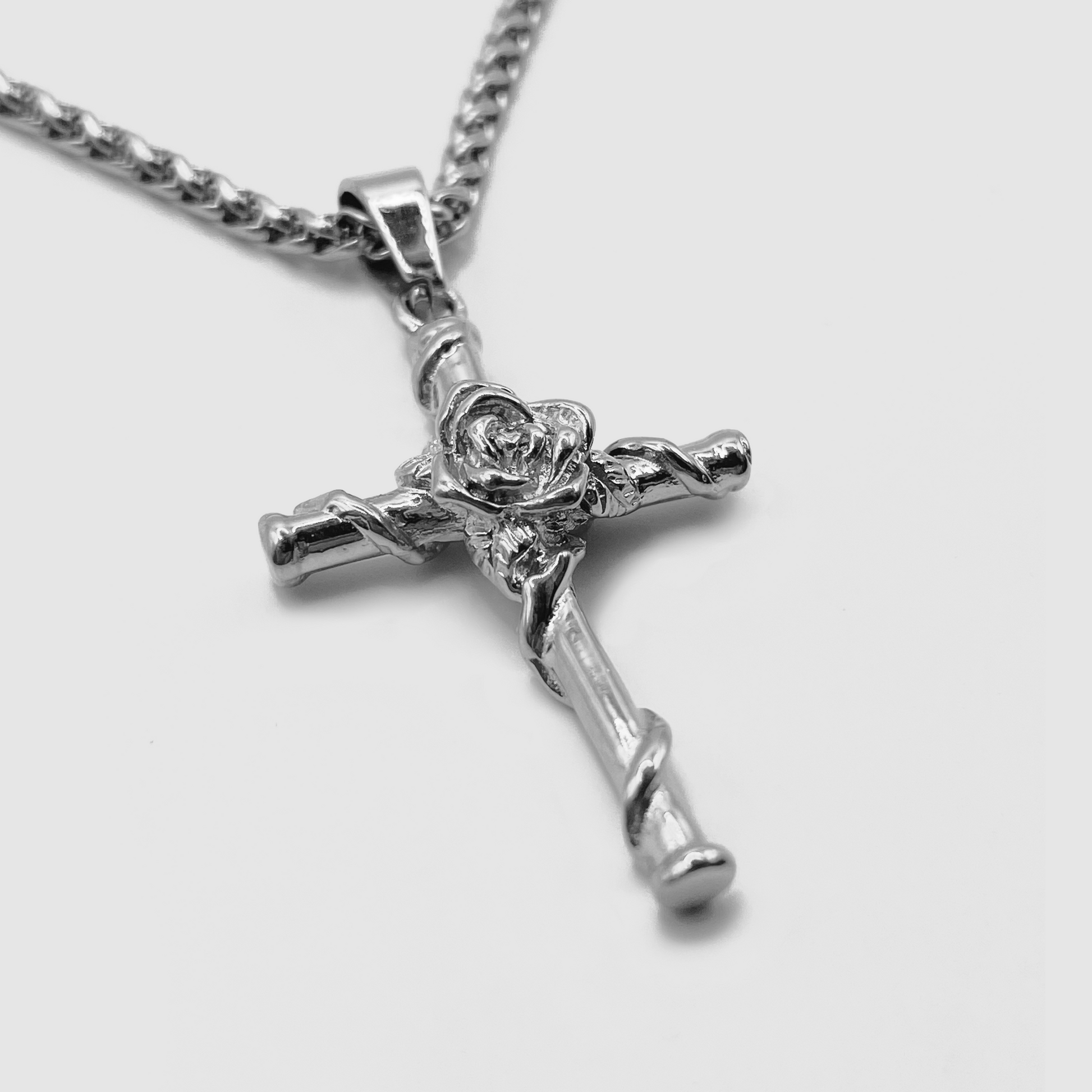 Rose Cross (Silver) MIXX CHAINS