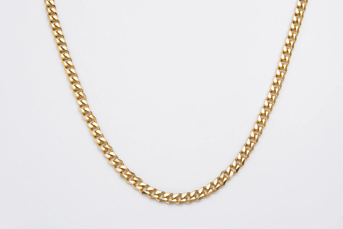 7mm Gold Cuban Link Chain MIXX CHAINS