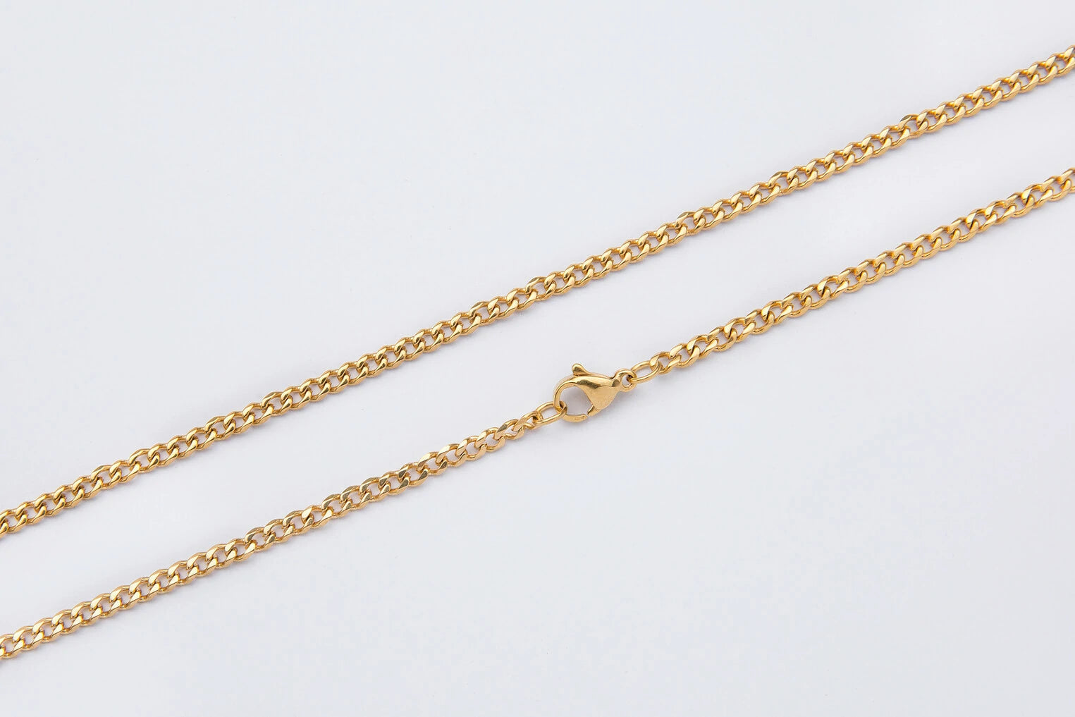 3mm Gold Cuban Link Chain MIXX CHAINS