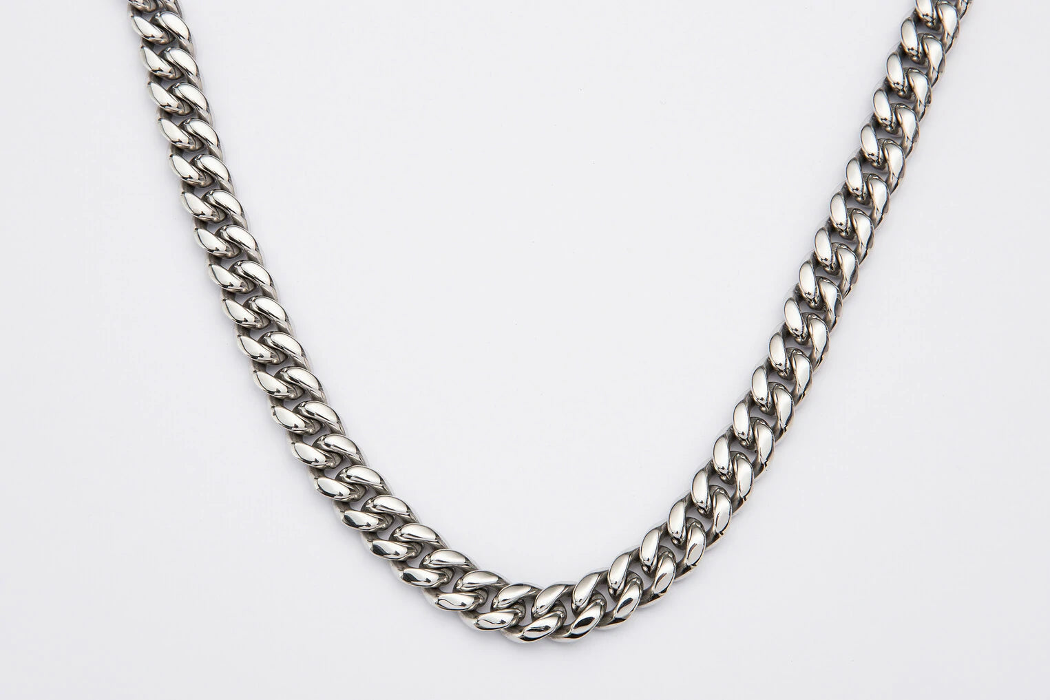 12mm Silver Cuban Link Chain MIXX CHAINS