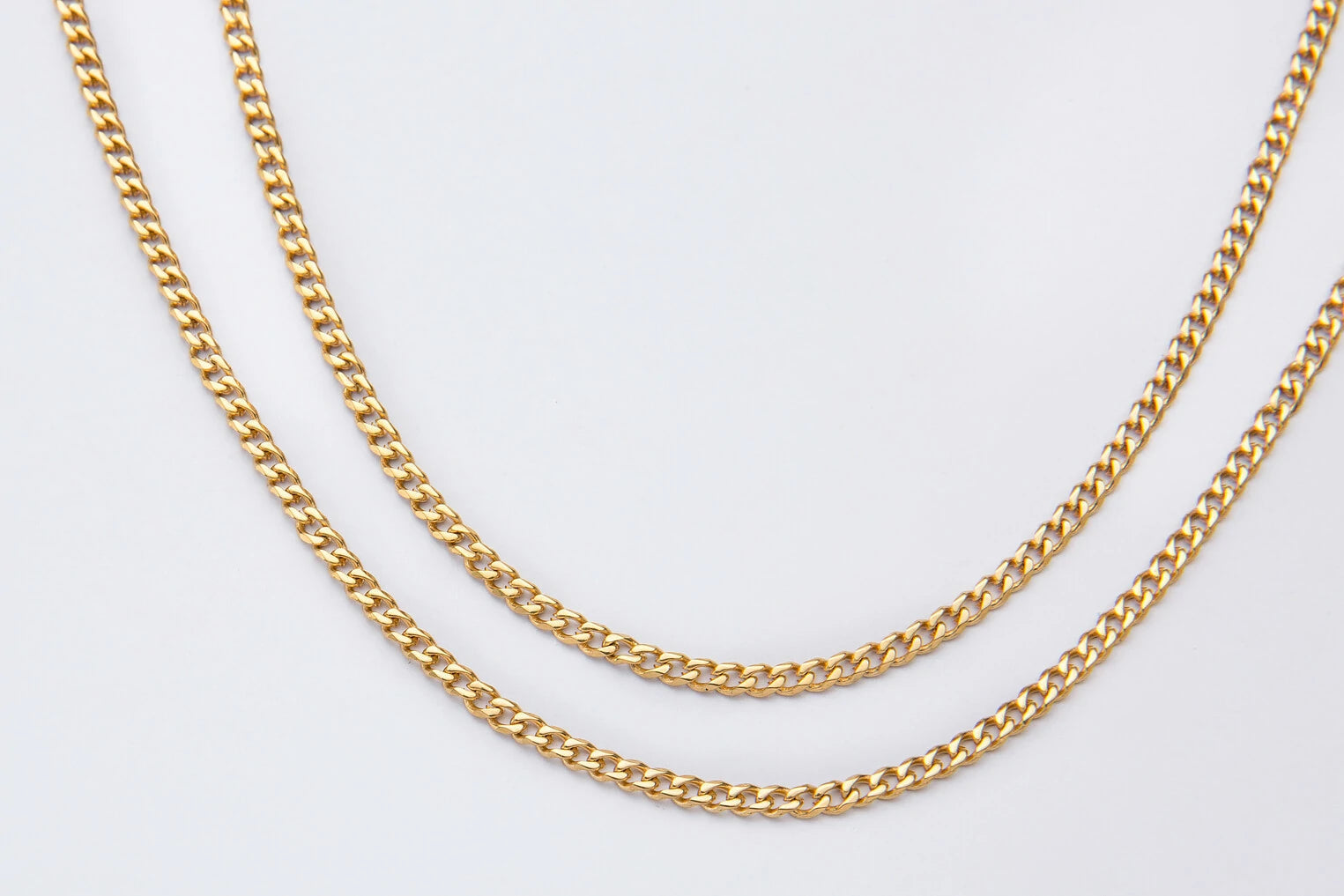 3mm Gold Cuban Link Chain MIXX CHAINS